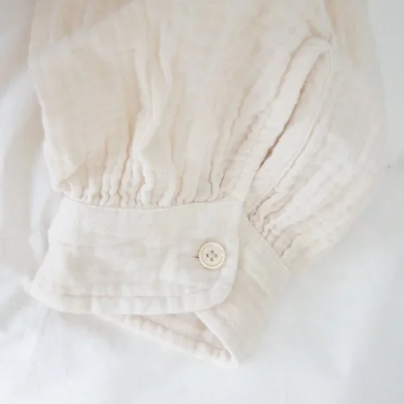 Aritzia Black Wilfred Free Cream White Maxi Sail Dress Size Medium - Picture 6 of 14